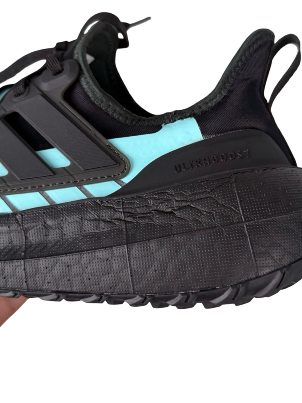 Adidas UltraBoost Light GORE TEX Shoes Mens 8.5 Black Athletic Running Sneakers - Picture 11 of 13